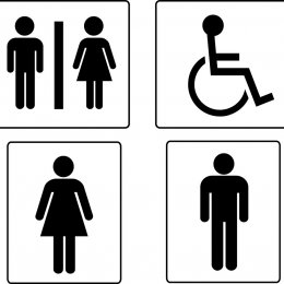 10,430 Bathroom sign Vector Images | Depositphotos