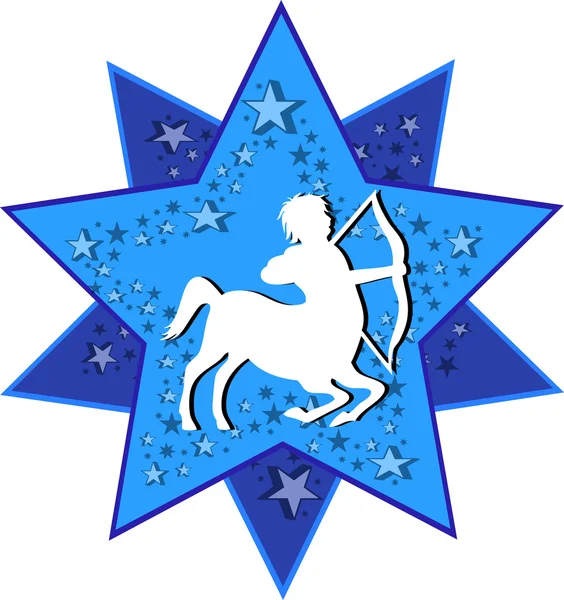 Zodiac sign sagittarius — Stock Vector