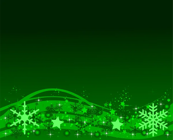 Sfondo verde di Natale — Foto Stock