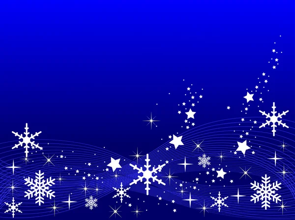 Голубой рождественский фон — стоковое фото