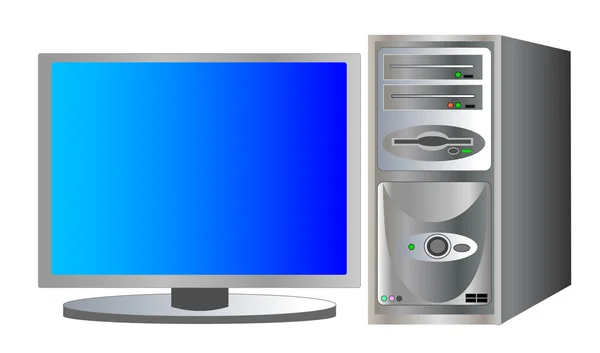Illustration of a home pc — Stock Photo, Image