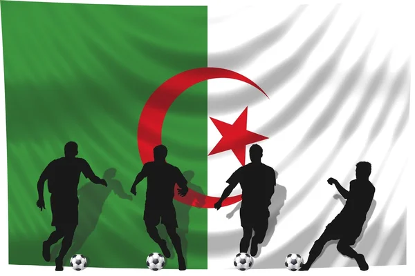 Jogador de futebol Argélia — Fotografia de Stock