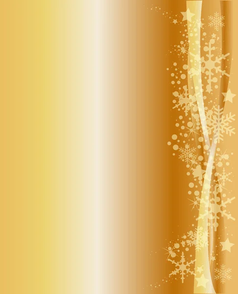 Golden Christmas bakgrund — Stockfoto