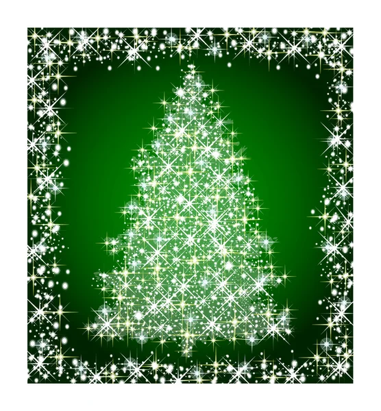 Árvore estrela de Natal — Fotografia de Stock