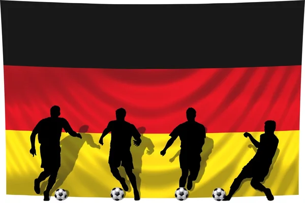 Fotboll spelare Tyskland — Stockfoto