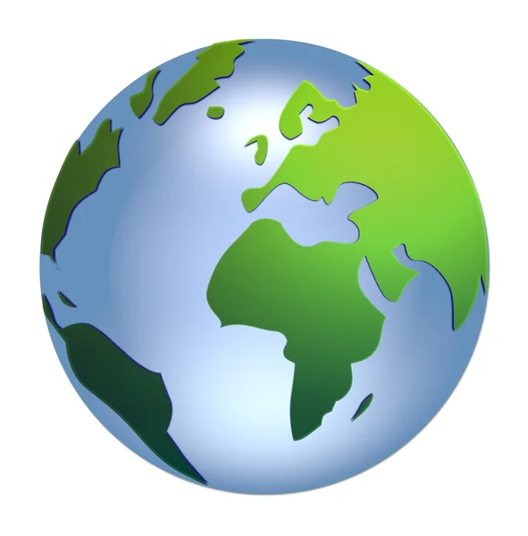 Глобус - планета Земля — стоковое фото
