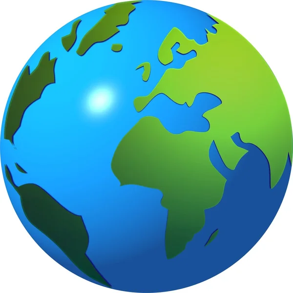 Глобус - планета Земля — стоковое фото