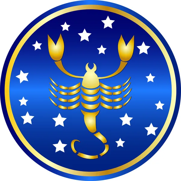 Znak zodiaku Skorpion — Zdjęcie stockowe