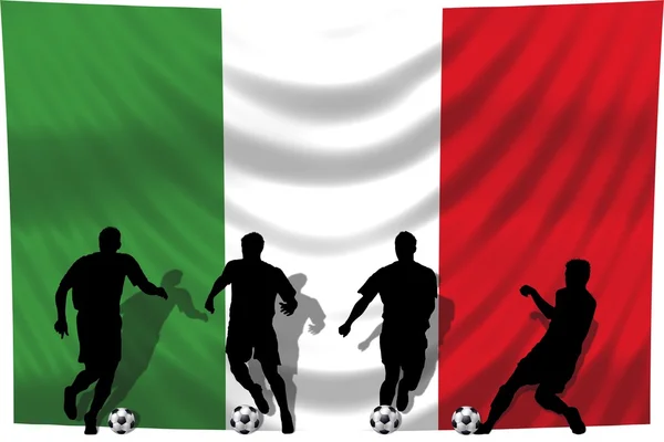 Fotbalový hráč Itálie — Stock fotografie