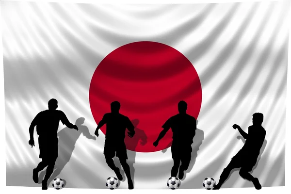 Fußballspieler japan — Stockfoto