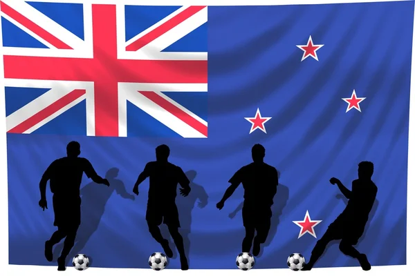 Fotboll spelare Nya Zeeland — Stockfoto