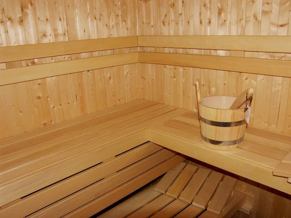 Interiør af en træ sauna - Stock-foto
