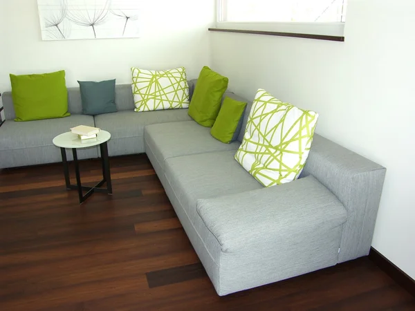 Moderní obývací pokoj - salonek — Stock fotografie