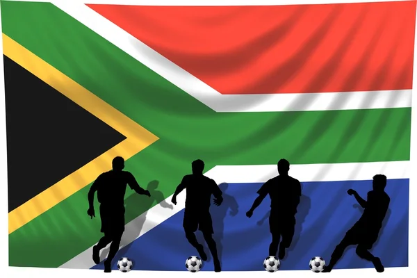 Giocatore di calcio Sudafrica — Foto Stock