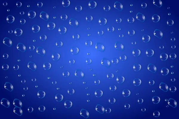 Абстрактні фонові бульбашки синій — стокове фото