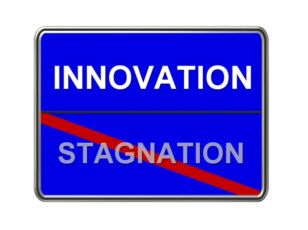 Motivación empresarial Signo de innovación — Foto de Stock