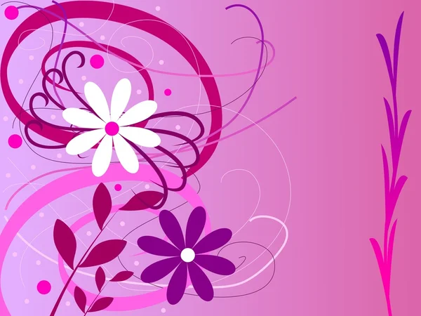 花卉背景紫色粉红色 — 图库照片