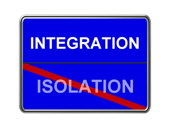 Business Motivation Sign Integration — Stock Photo, Image