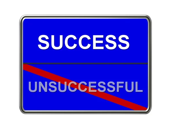 Znak motywacja sukcesu — Zdjęcie stockowe