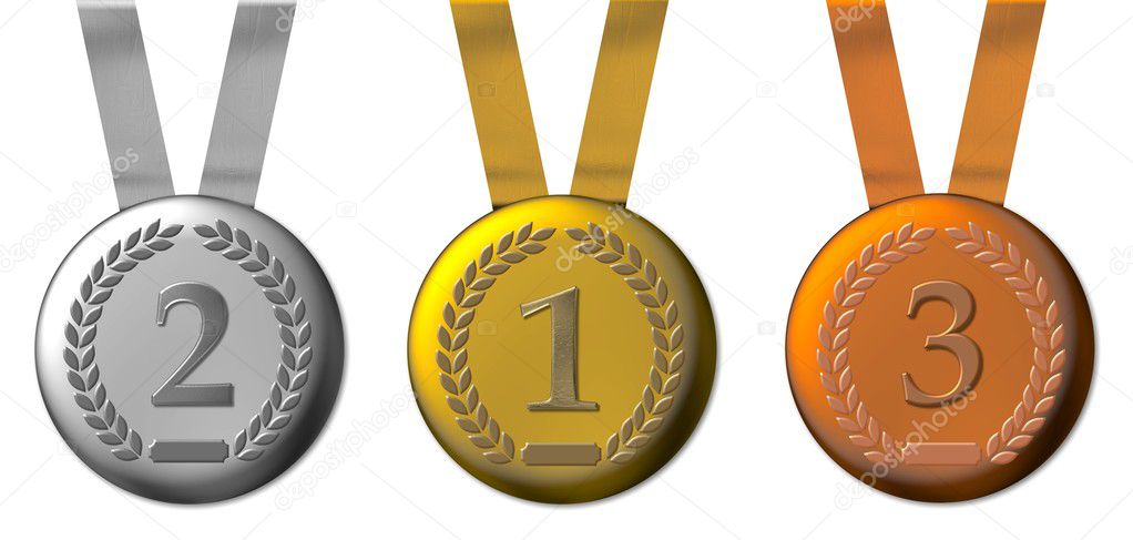 Gold Silver And Bronze Medal Royalty Free Photo Stock Image By C Pdesign 1740858