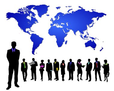 Global business clipart