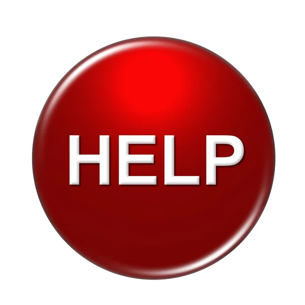 Help Button — Stock Photo, Image