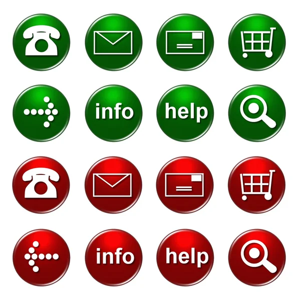 stock image Set of Website Buttons