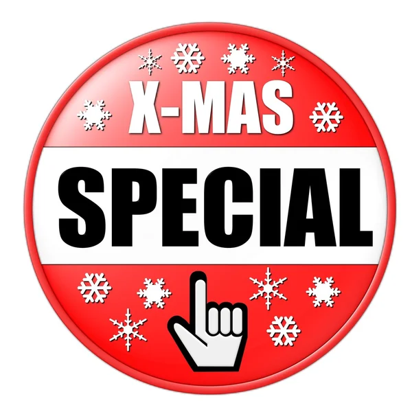Christmas Special Button — Stock Photo, Image