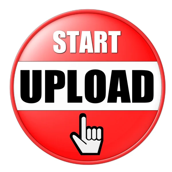 Upload Button — Stock Photo, Image