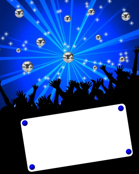 Taneční večírek transparent — Stock fotografie