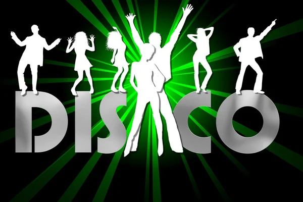 Dans i disco — Stockfoto