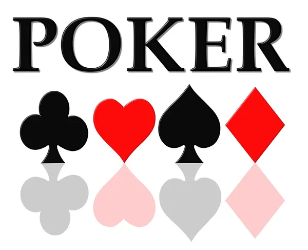 Fundo de Poker — Fotografia de Stock