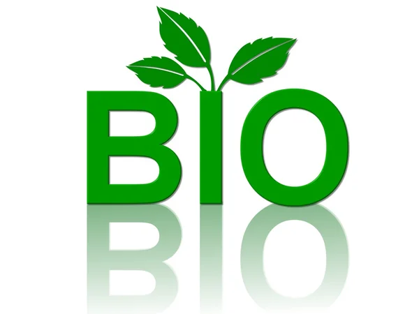 Bio-Logo — Stockfoto