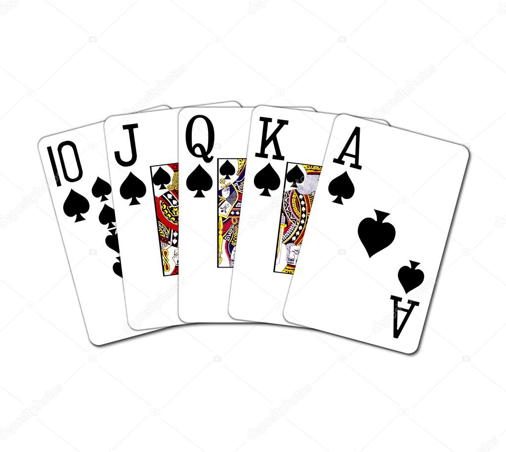 Isolated Royal Flush in Spades