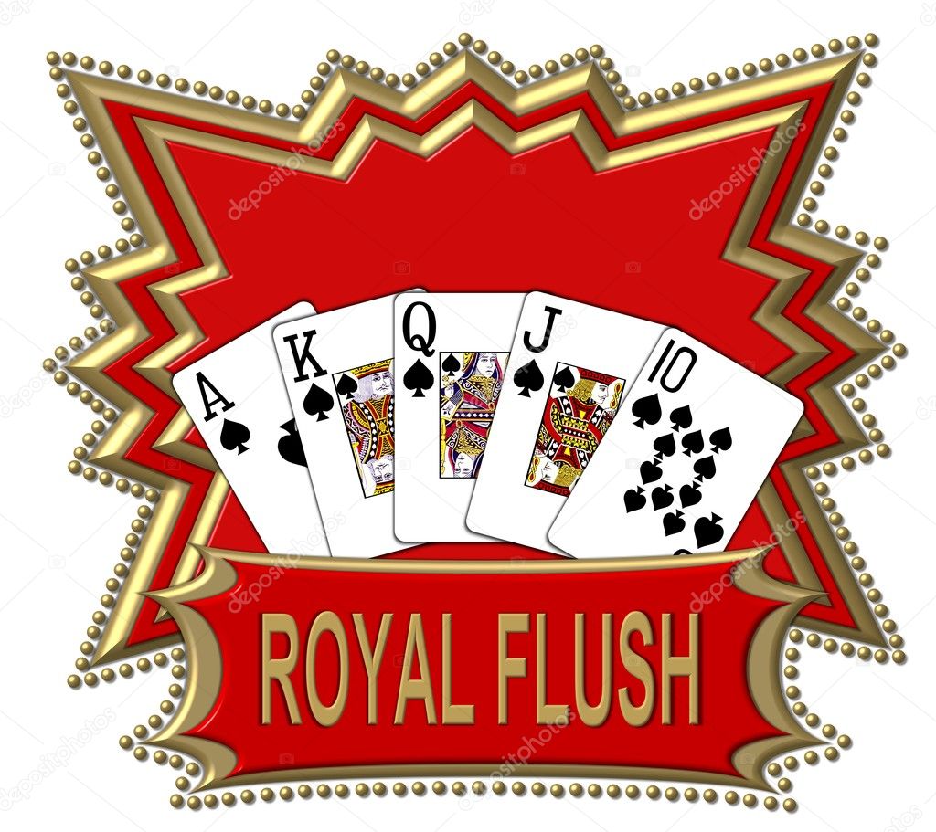 Royal Flush Logo red