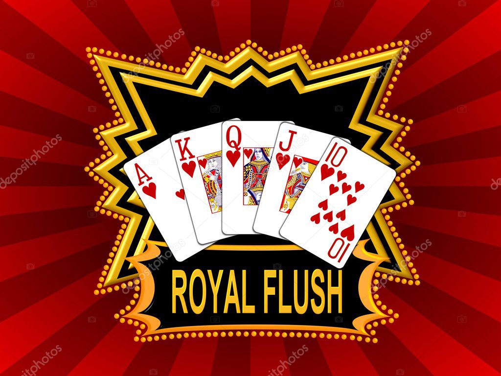 Royal Flush Background red Stock Photo by ©pdesign 1750433