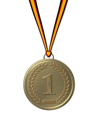 Sports medal gold clipart