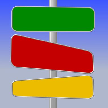 Blank Roadsigns clipart