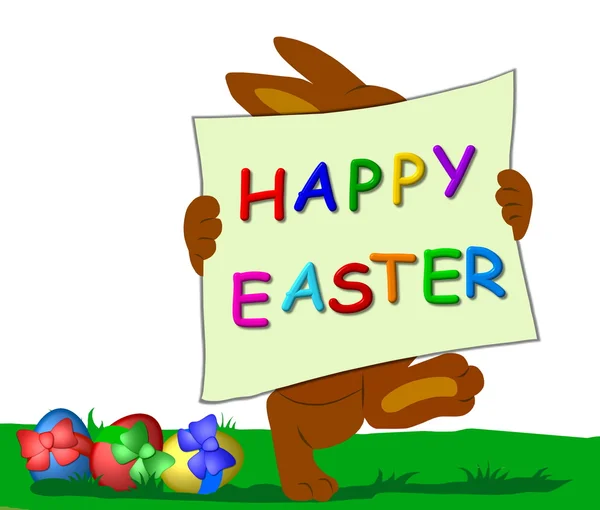 快乐的复活节兔子 — 图库照片