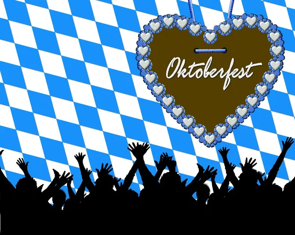 stock image Bavarian style party background