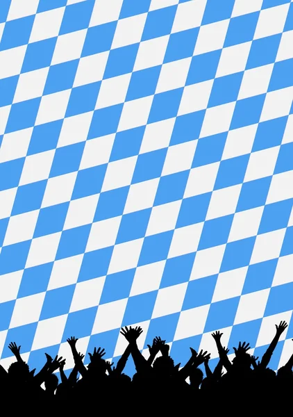 Партія баварському стилі тла — стокове фото