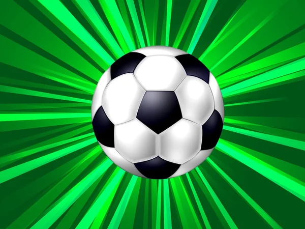 Abstraktní pozadí s fotbalovým míčem — Stock fotografie