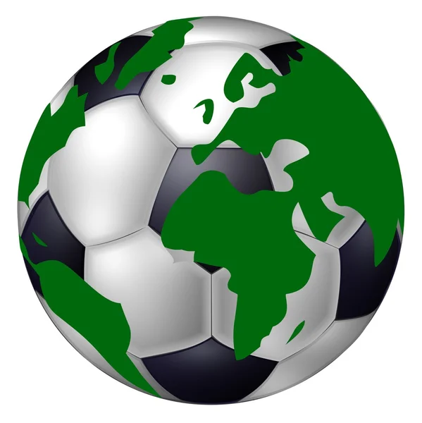 Планета футбола — стоковое фото