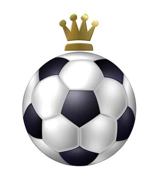 Король футболу — стокове фото