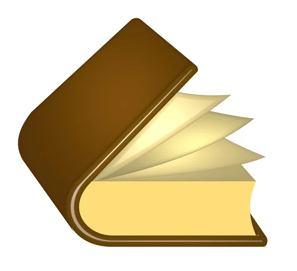 Isolated illustration of a book — Stock Photo, Image
