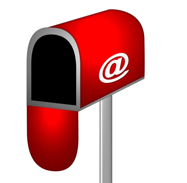 Isolated mailbox — Stock Photo, Image