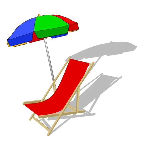 Beach Chair — Stock Photo, Image