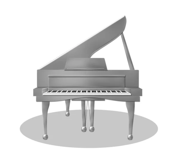 Grand piano illustratie — Stockfoto