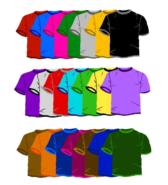 Isolated t-shirts — Stock Photo, Image