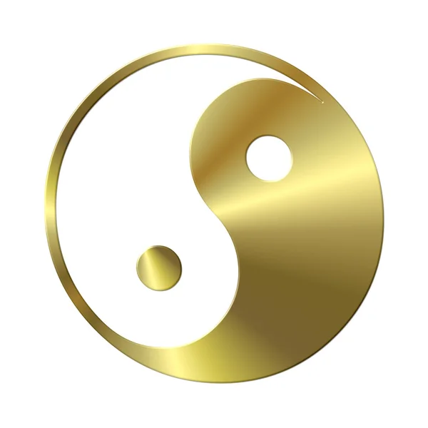 Yin & Yang sinal — Fotografia de Stock